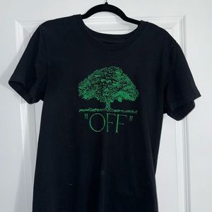 Off-white tree embroidered tshirt